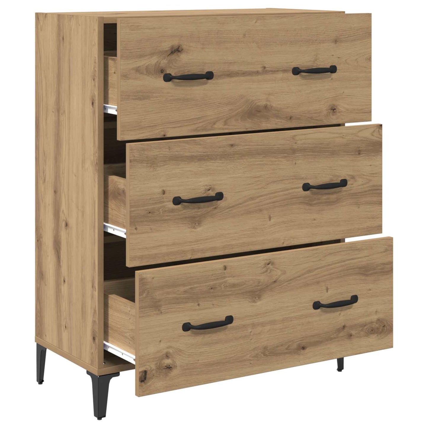 Sideboard with Drawer Artisan Oak 69.5 x 34 x 90 cm