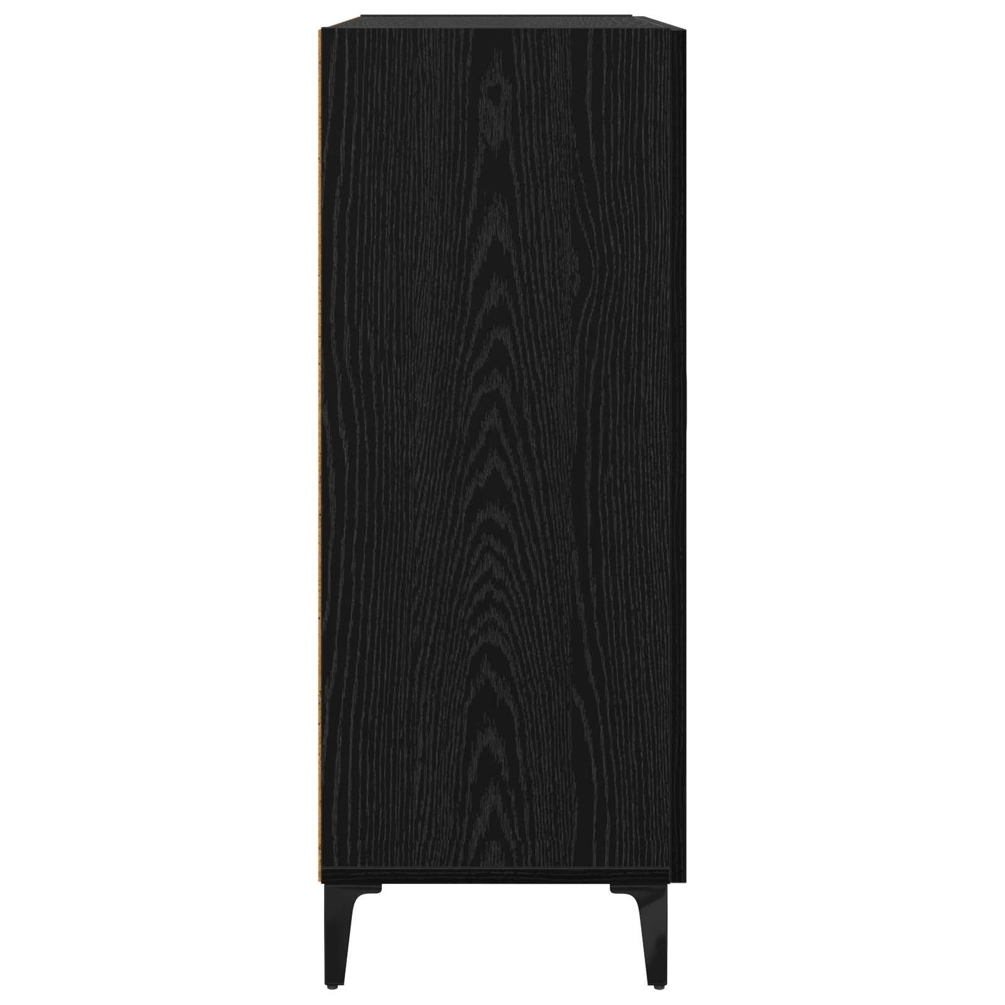 Sideboard Black Oak 69.5 x 34 x 90 cm Engineered Wood