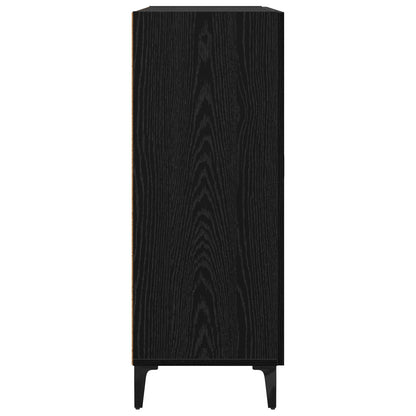 Sideboard Black Oak 69.5 x 34 x 90 cm Engineered Wood