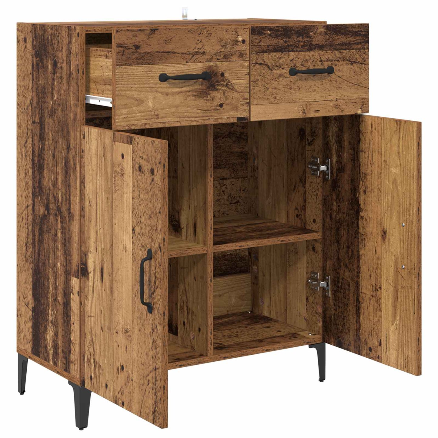 Sideboard Old Wood 69.5 x 34 x 90 cm Engineered Wood