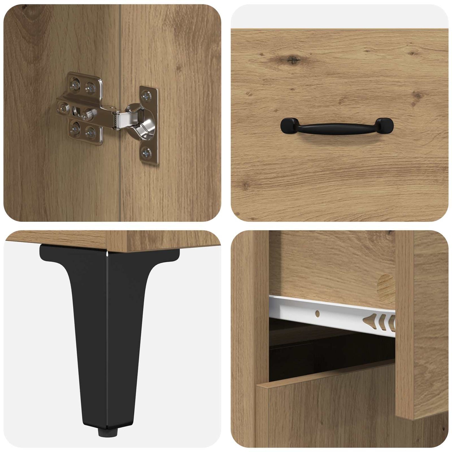 Sideboard Artisan Oak 69.5 x 34 x 90 cm Engineered Wood