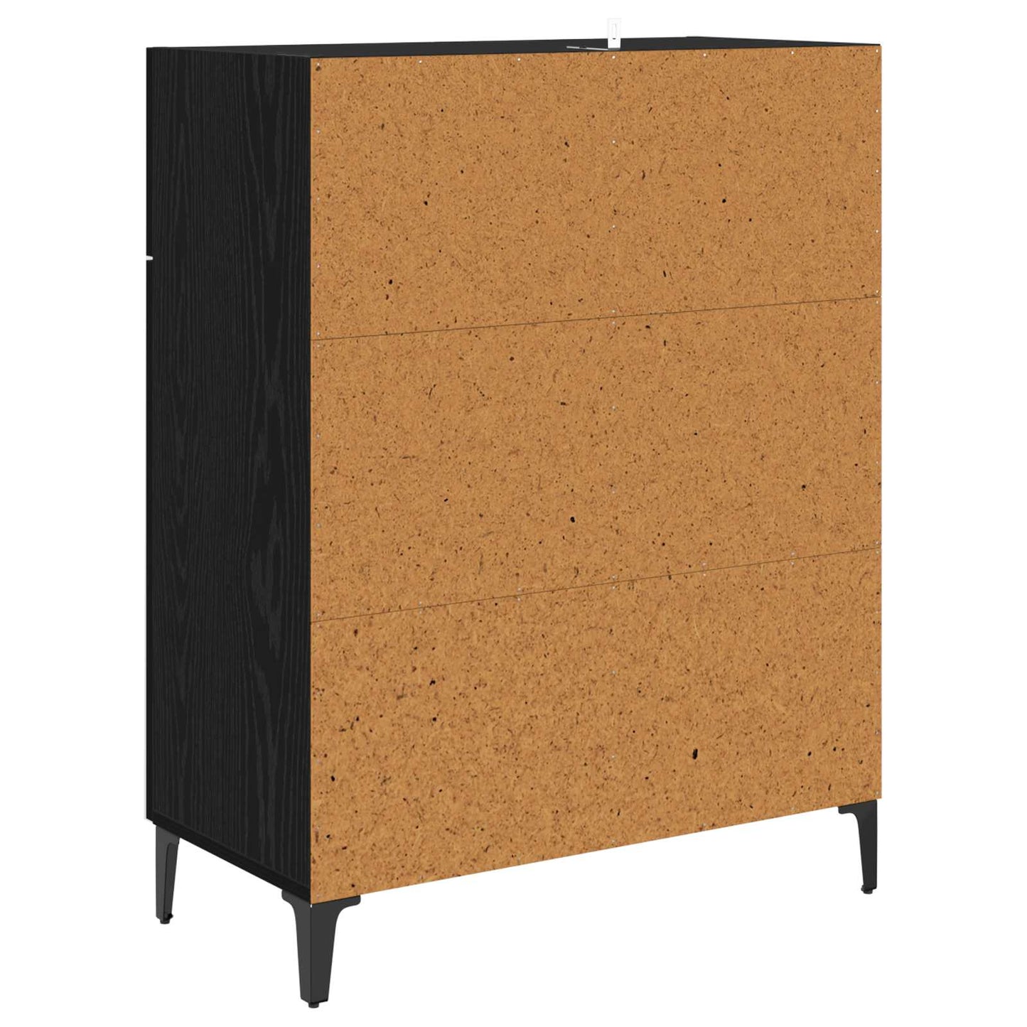 Sideboard Black Oak 69.5 x 34 x 90 cm Engineered Wood