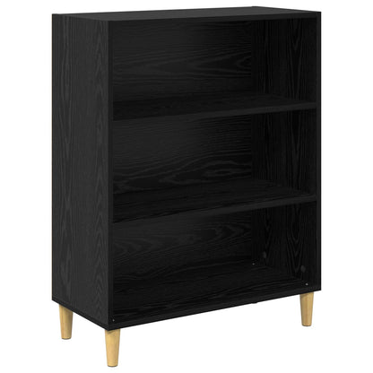 Sideboard Black Oak 69.5 x 32.5 x 90 cm Engineered Wood