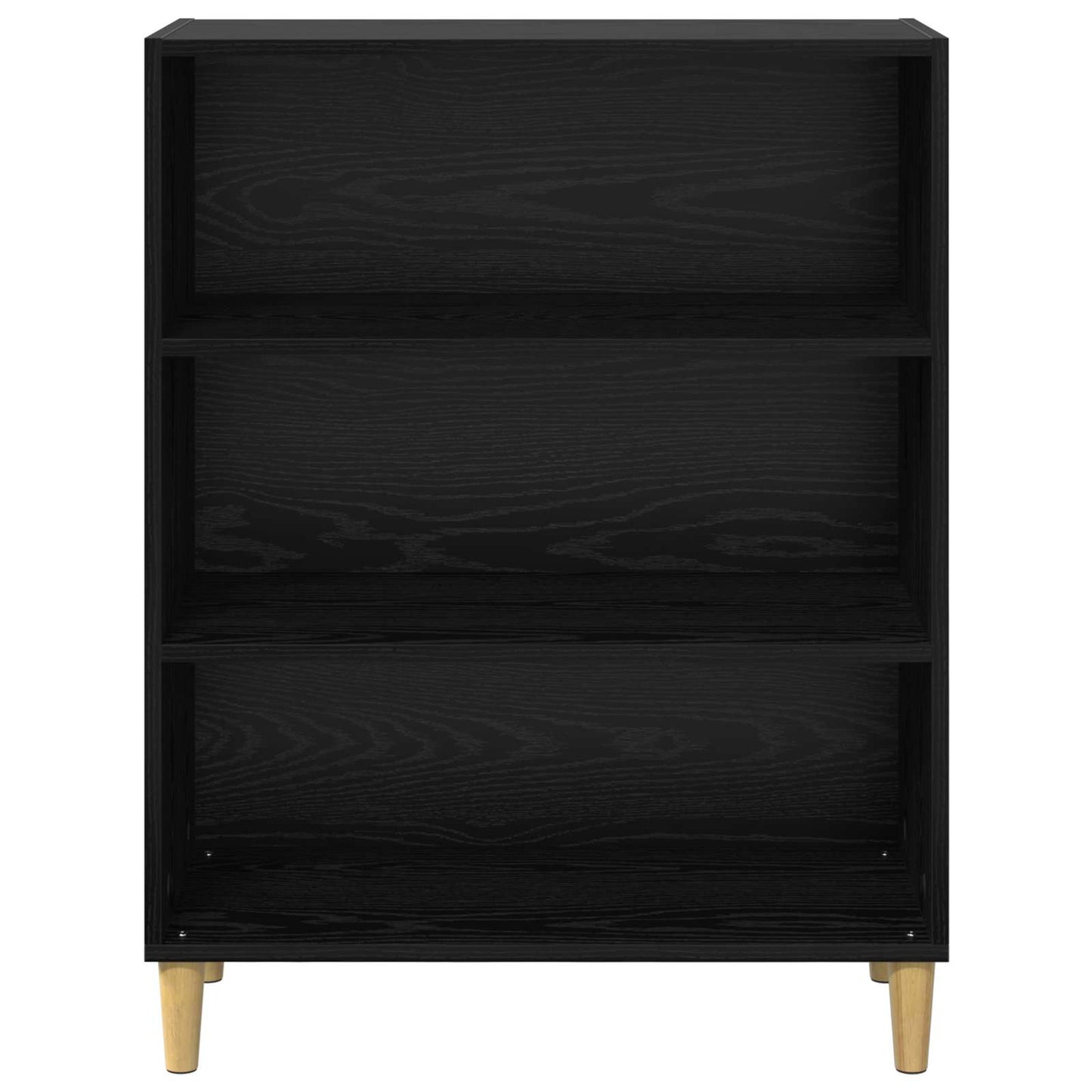 Sideboard Black Oak 69.5 x 32.5 x 90 cm Engineered Wood
