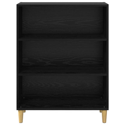 Sideboard Black Oak 69.5 x 32.5 x 90 cm Engineered Wood
