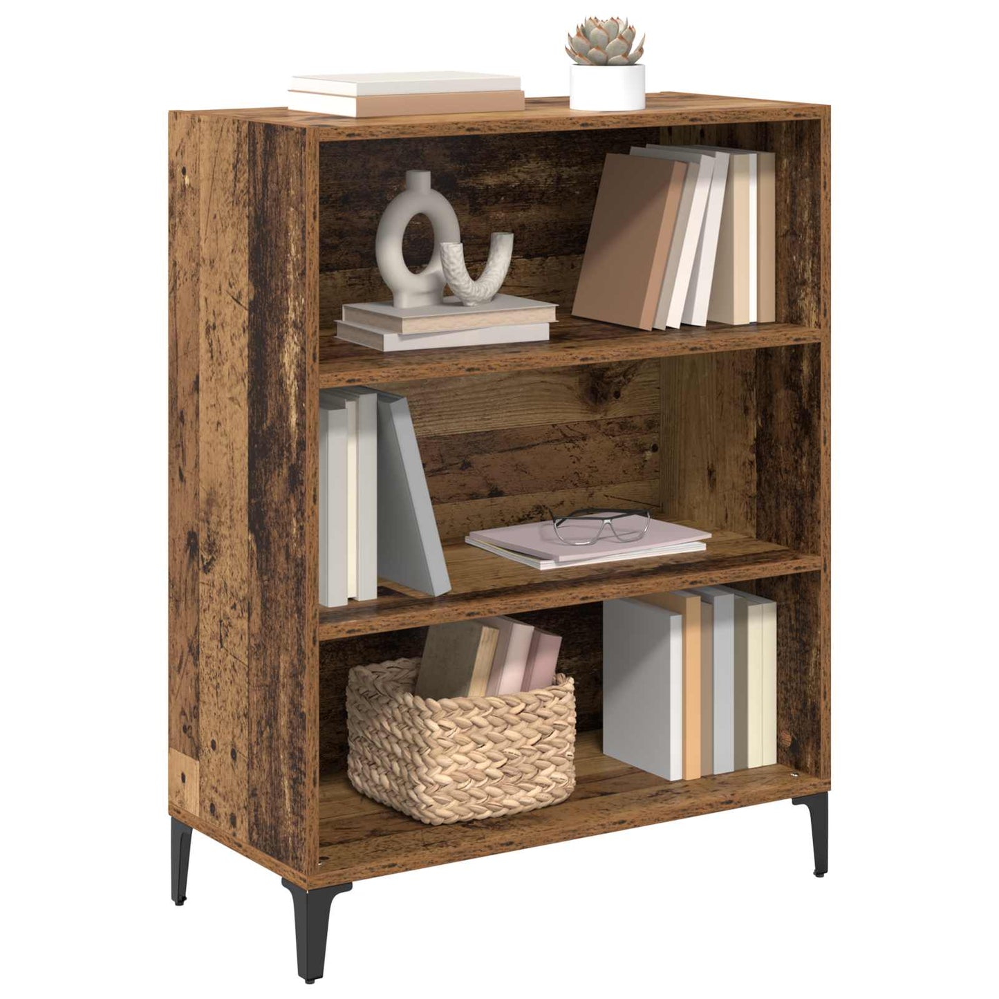 Sideboard Old Wood 69.5 x 32.5 x 90 cm Engineered Wood