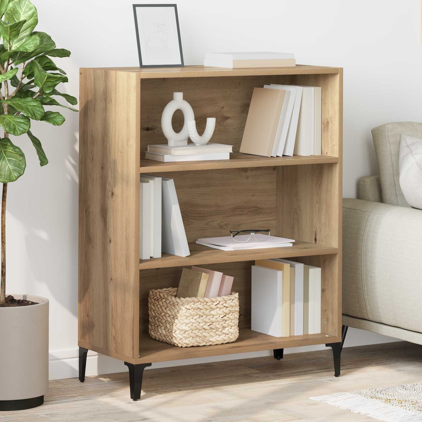 Sideboard Artisan Oak 69.5 x 32.5 x 90 cm Engineered Wood