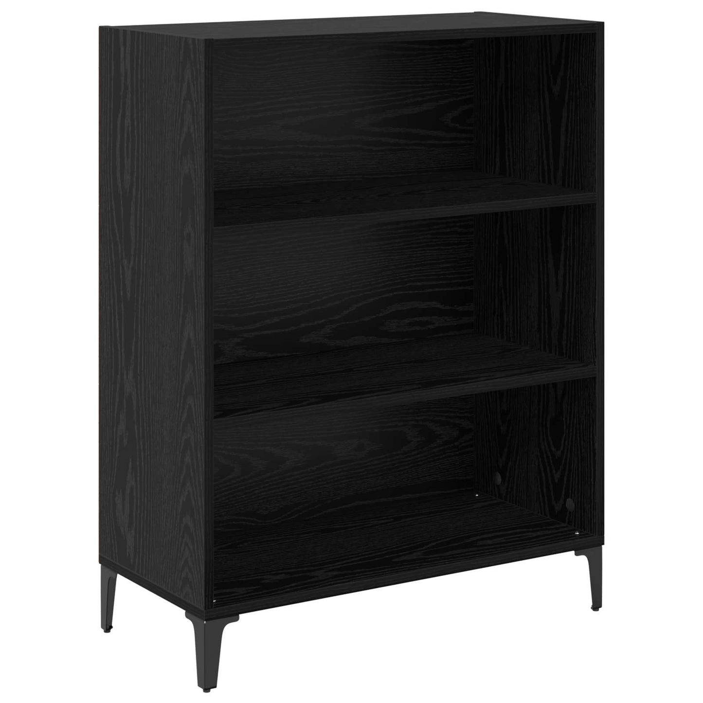 Sideboard Black Oak 69.5 x 32.5 x 90 cm Engineered Wood