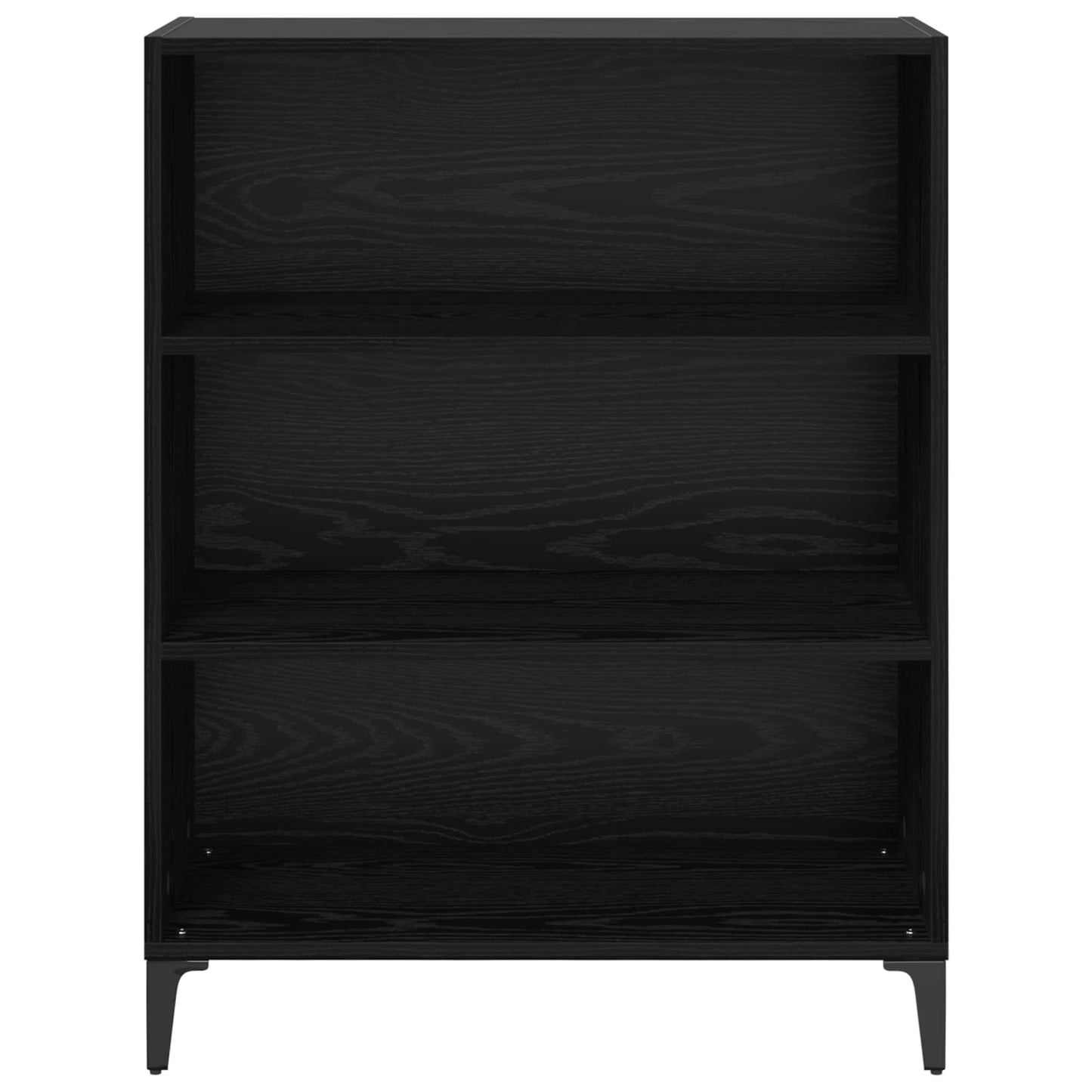 Sideboard Black Oak 69.5 x 32.5 x 90 cm Engineered Wood