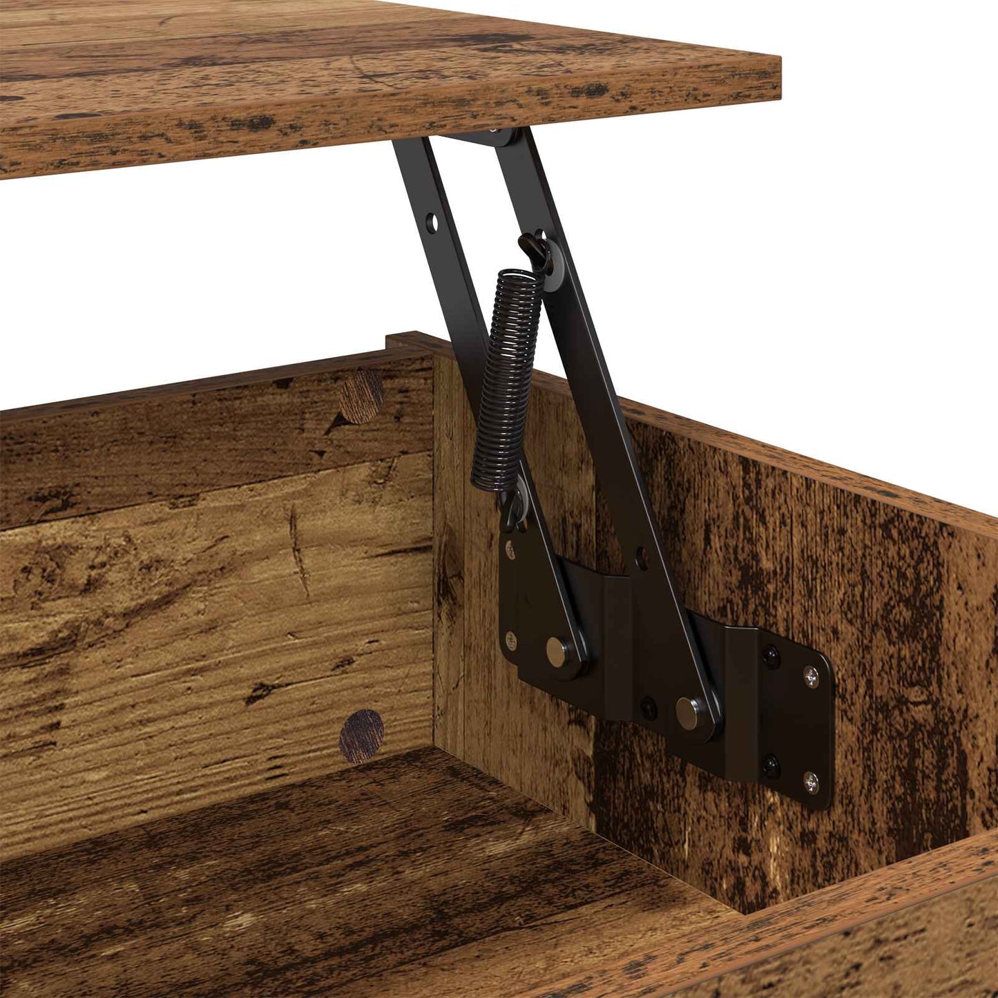 Coffee Table Old Wood 80 x 50.5 x 41.5 cm Engineered Wood