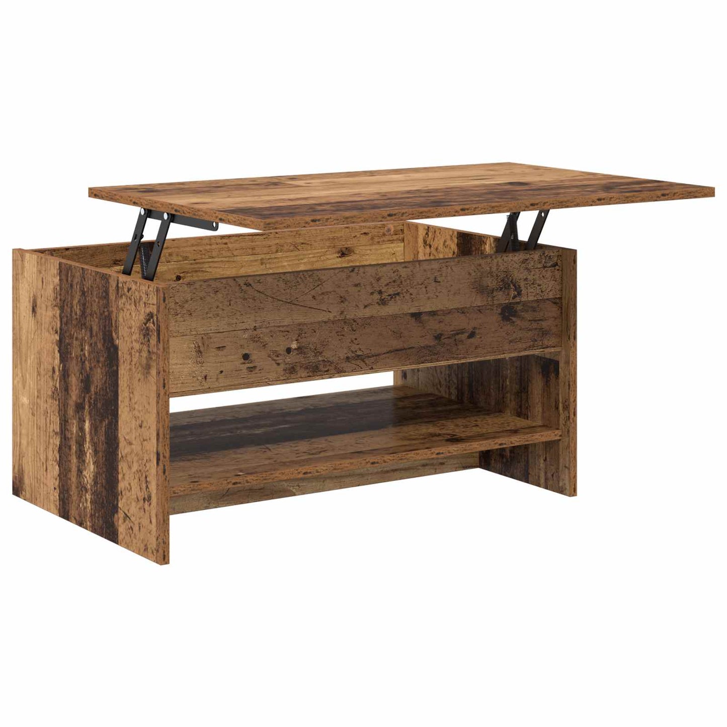 Coffee Table Old Wood 80 x 50.5 x 41.5 cm Engineered Wood