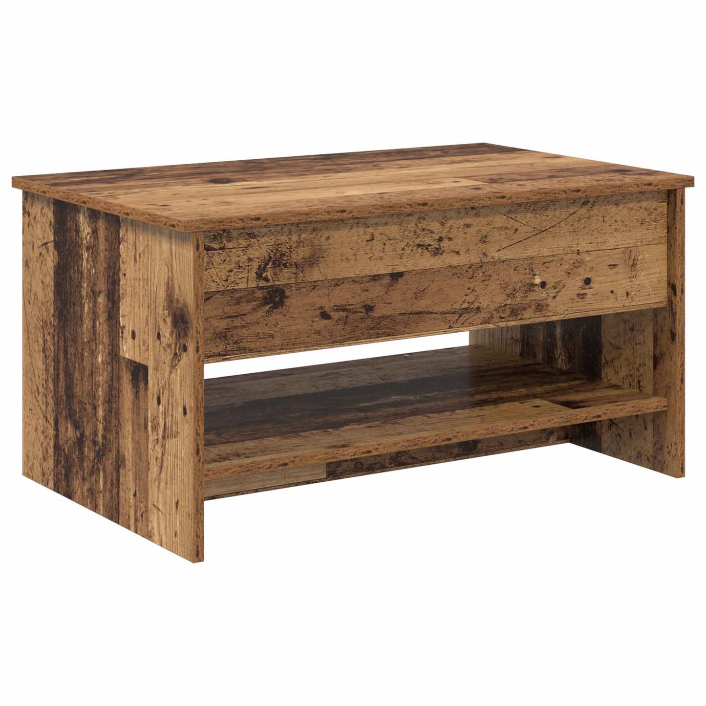 Coffee Table Old Wood 80 x 50.5 x 41.5 cm Engineered Wood