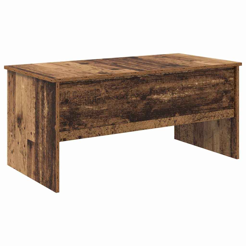 Coffee Table Old Wood 102 x 50.5 x 46.5 cm Engineered Wood