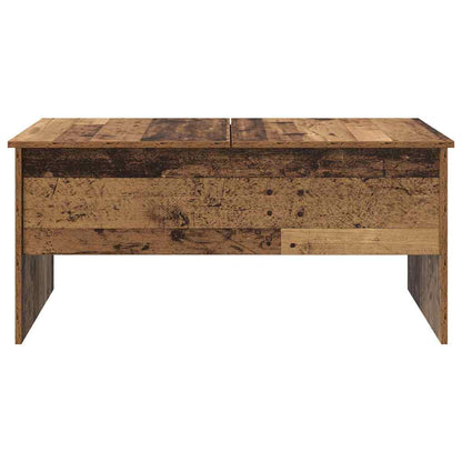 Coffee Table Old Wood 102 x 50.5 x 46.5 cm Engineered Wood