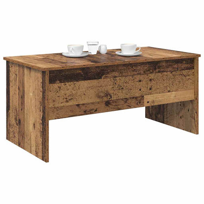 Coffee Table Old Wood 102 x 50.5 x 46.5 cm Engineered Wood