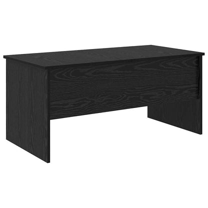 Coffee Table Black Oak 102 x 50.5 x 46.5 cm Engineered Wood