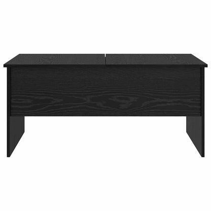 Coffee Table Black Oak 102 x 50.5 x 46.5 cm Engineered Wood