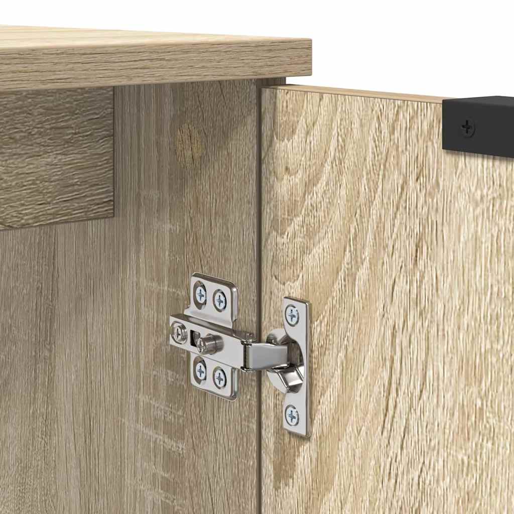 Bathroom Cabinet Sonoma Oak 64.5 x 33.5 x 59 cm Engineered Wood