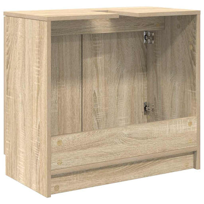 Bathroom Cabinet Sonoma Oak 64.5 x 33.5 x 59 cm Engineered Wood