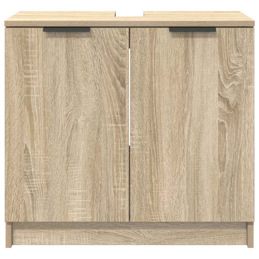 Bathroom Cabinet Sonoma Oak 64.5 x 33.5 x 59 cm Engineered Wood