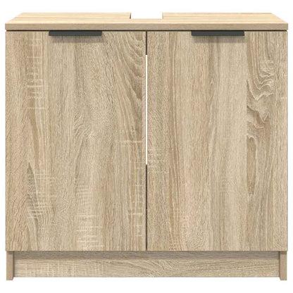 Bathroom Cabinet Sonoma Oak 64.5 x 33.5 x 59 cm Engineered Wood