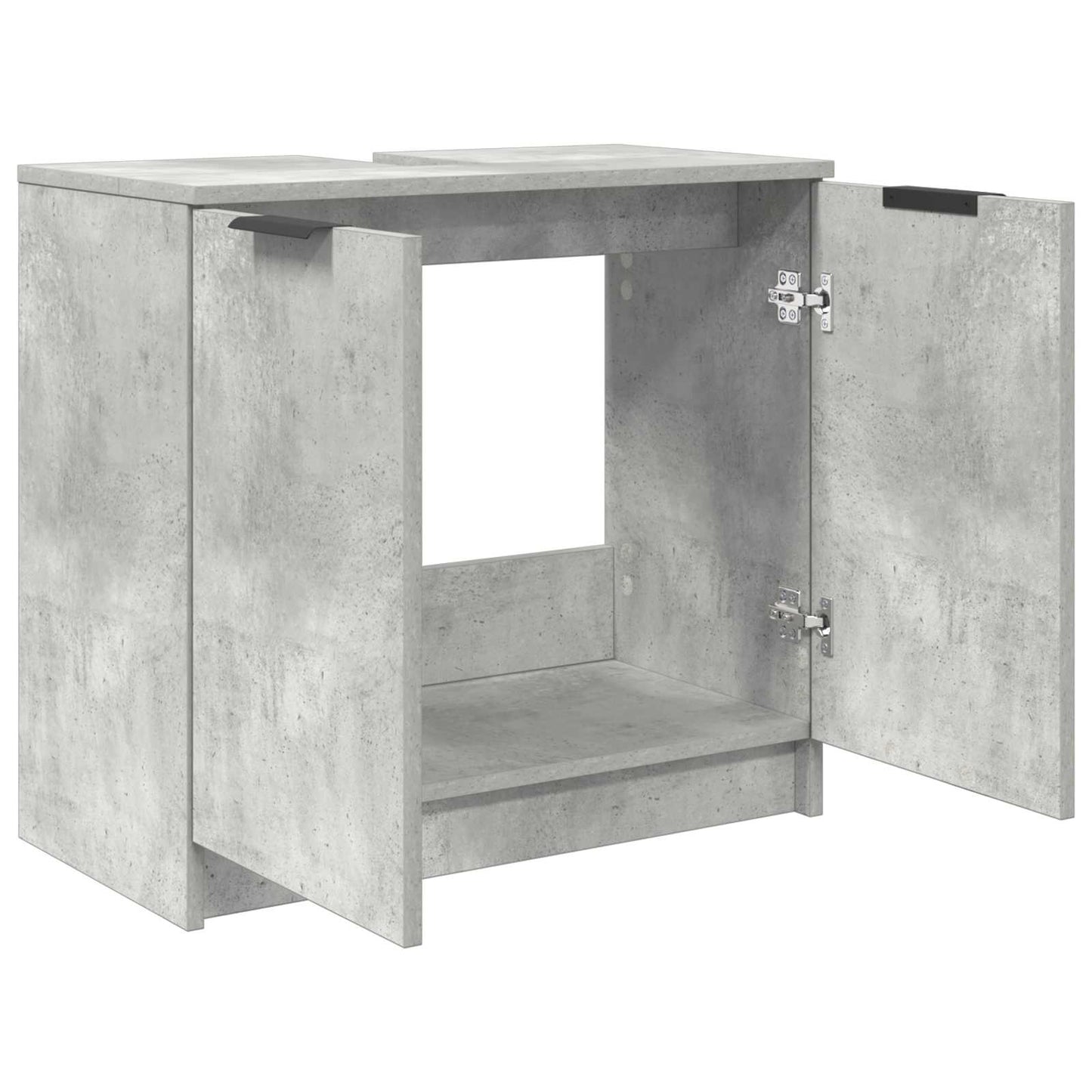 Bathroom Cabinet Concrete Grey 64.5 x 33.5 x 59 cm