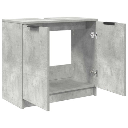 Bathroom Cabinet Concrete Grey 64.5 x 33.5 x 59 cm