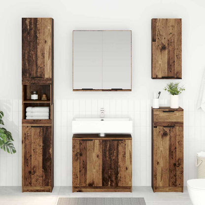 Bathroom Cabinet Old Wood 64.5 x 33.5 x 59 cm Engineered Wood