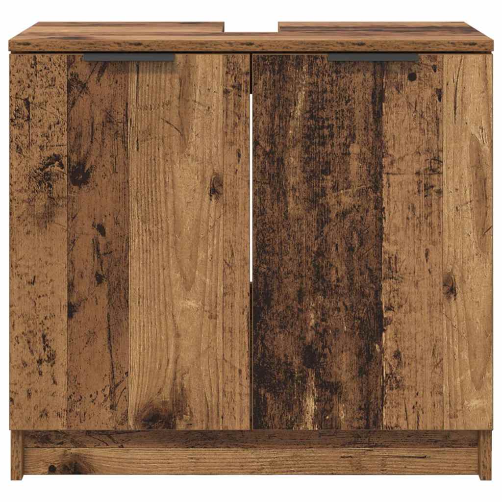 Bathroom Cabinet Old Wood 64.5 x 33.5 x 59 cm Engineered Wood
