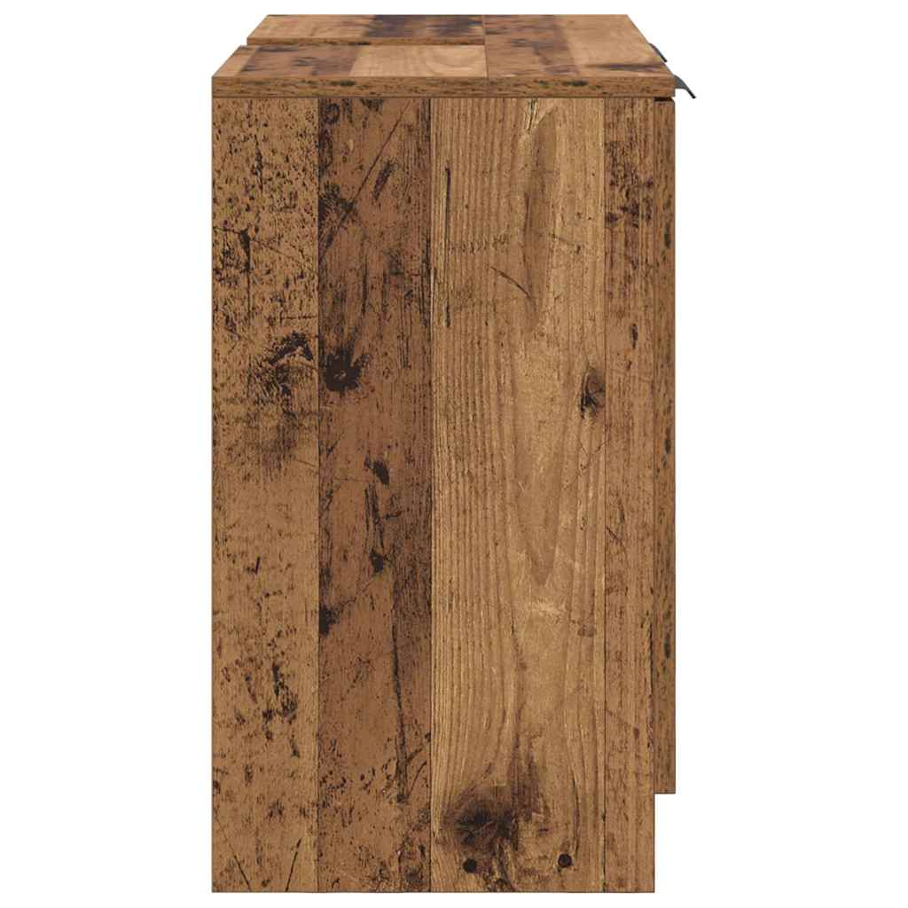 Bathroom Cabinet Old Wood 64.5 x 33.5 x 59 cm Engineered Wood