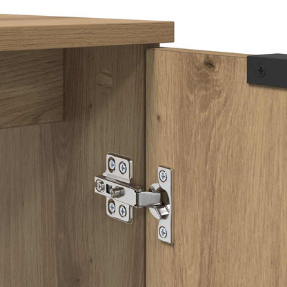 Bathroom Cabinet with Storage Artisan Oak 64.5 x 33.5 x 59 cm