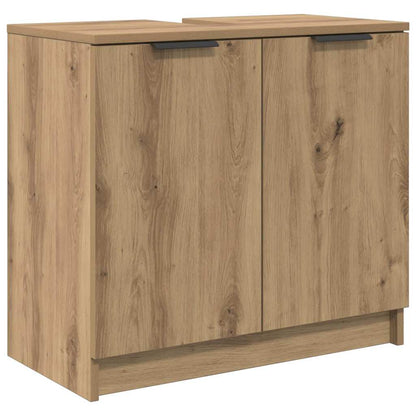 Bathroom Cabinet with Storage Artisan Oak 64.5 x 33.5 x 59 cm