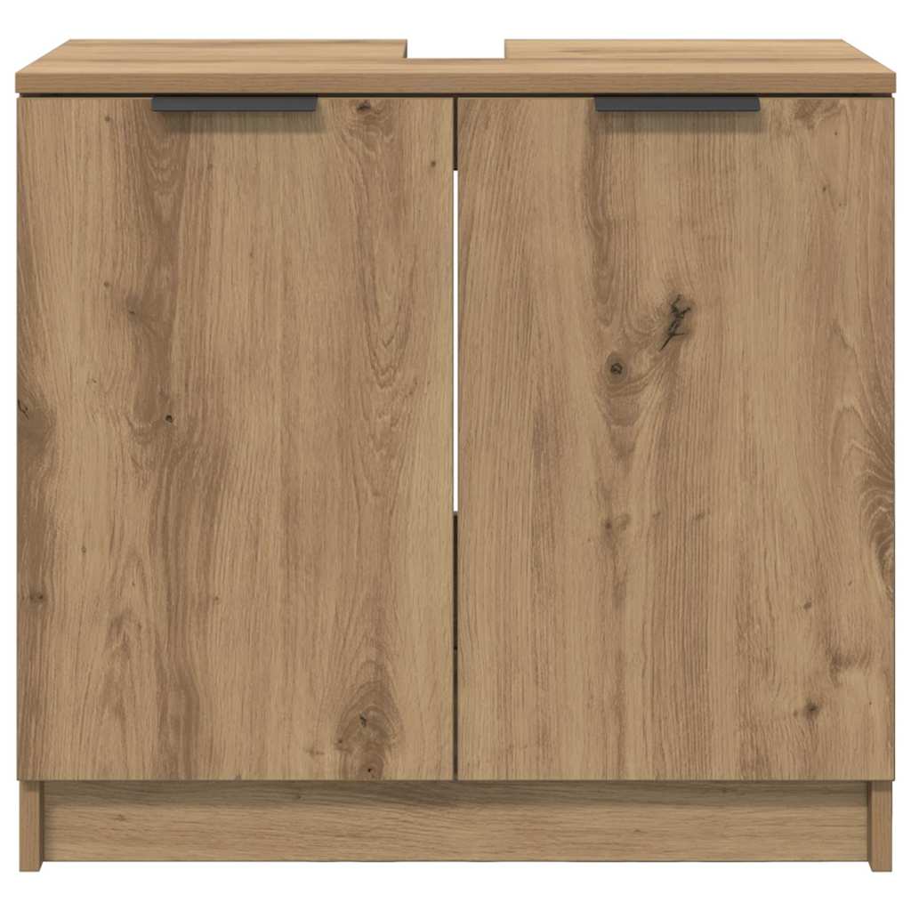 Bathroom Cabinet with Storage Artisan Oak 64.5 x 33.5 x 59 cm