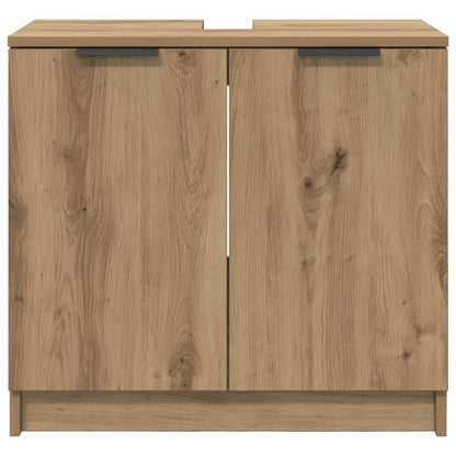Bathroom Cabinet with Storage Artisan Oak 64.5 x 33.5 x 59 cm