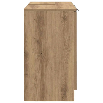 Bathroom Cabinet with Storage Artisan Oak 64.5 x 33.5 x 59 cm