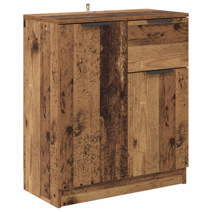 Sideboard with Drawer Old Wood 60 x 30 x 70 cm Engineered Wood