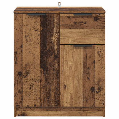 Sideboard with Drawer Old Wood 60 x 30 x 70 cm Engineered Wood