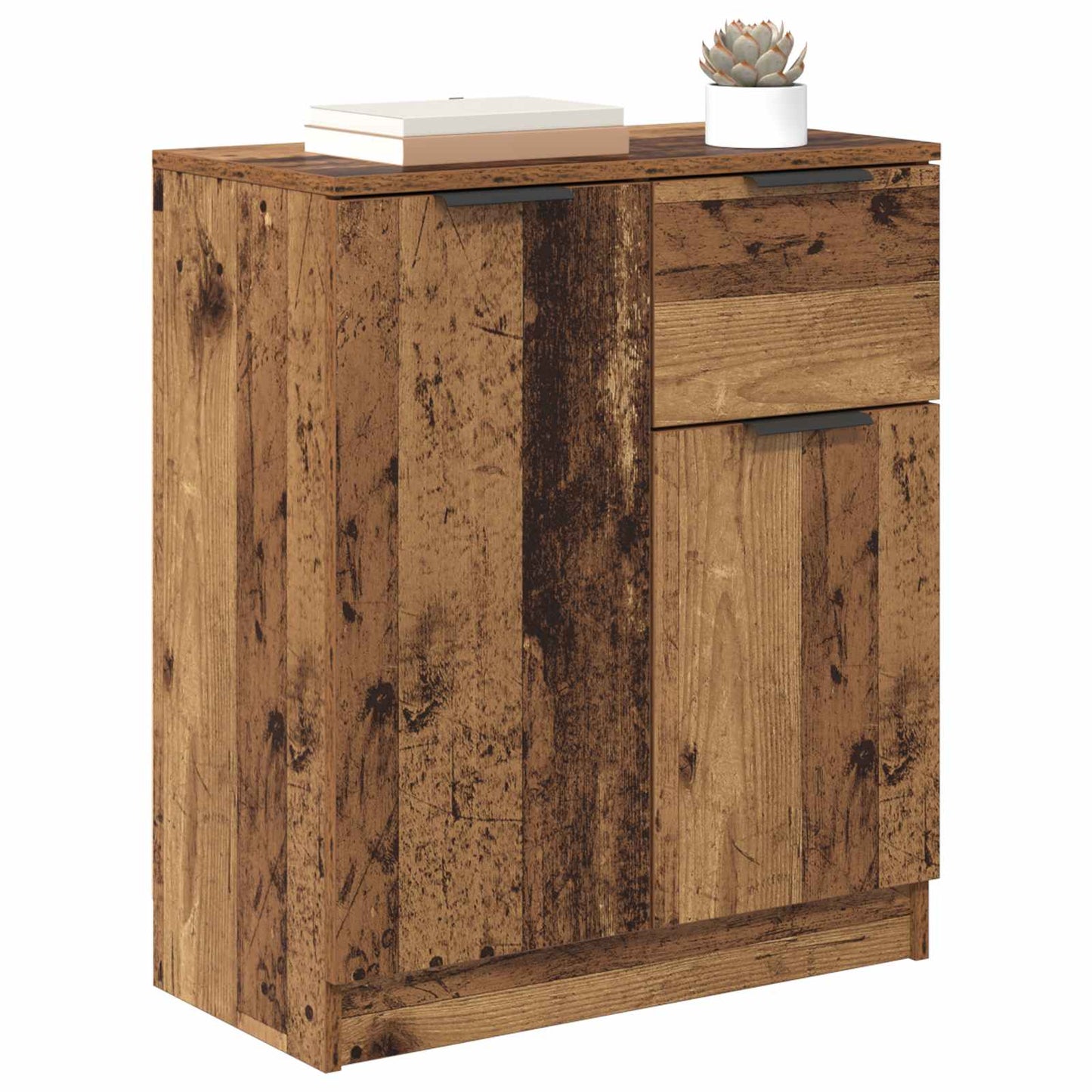 Sideboard with Drawer Old Wood 60 x 30 x 70 cm Engineered Wood