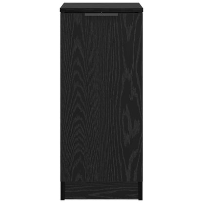Sideboard Black Oak 30 x 30 x 70 cm Engineered Wood