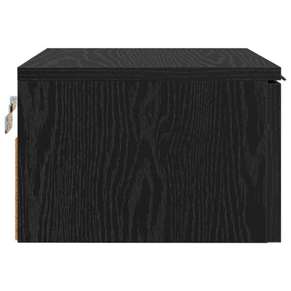 Bedside Cabinet 2 pcs Black Oak 34 x 30 x 20 cm Engineered Wood