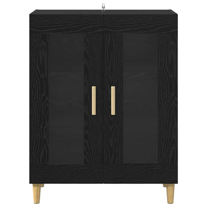Sideboard Black Oak 69.5 x 34 x 90 cm Engineered Wood