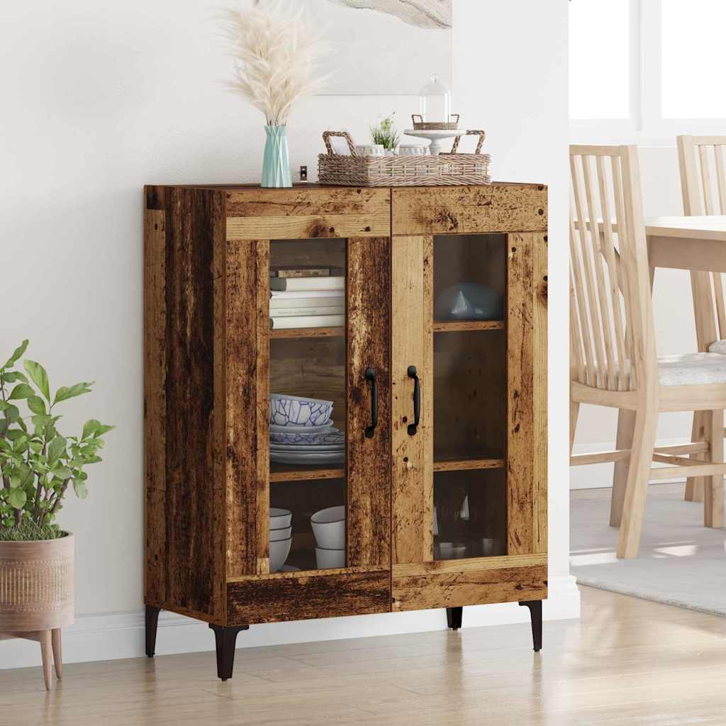 Sideboard Old Wood 69.5 x 34 x 90 cm Engineered Wood and Iron
