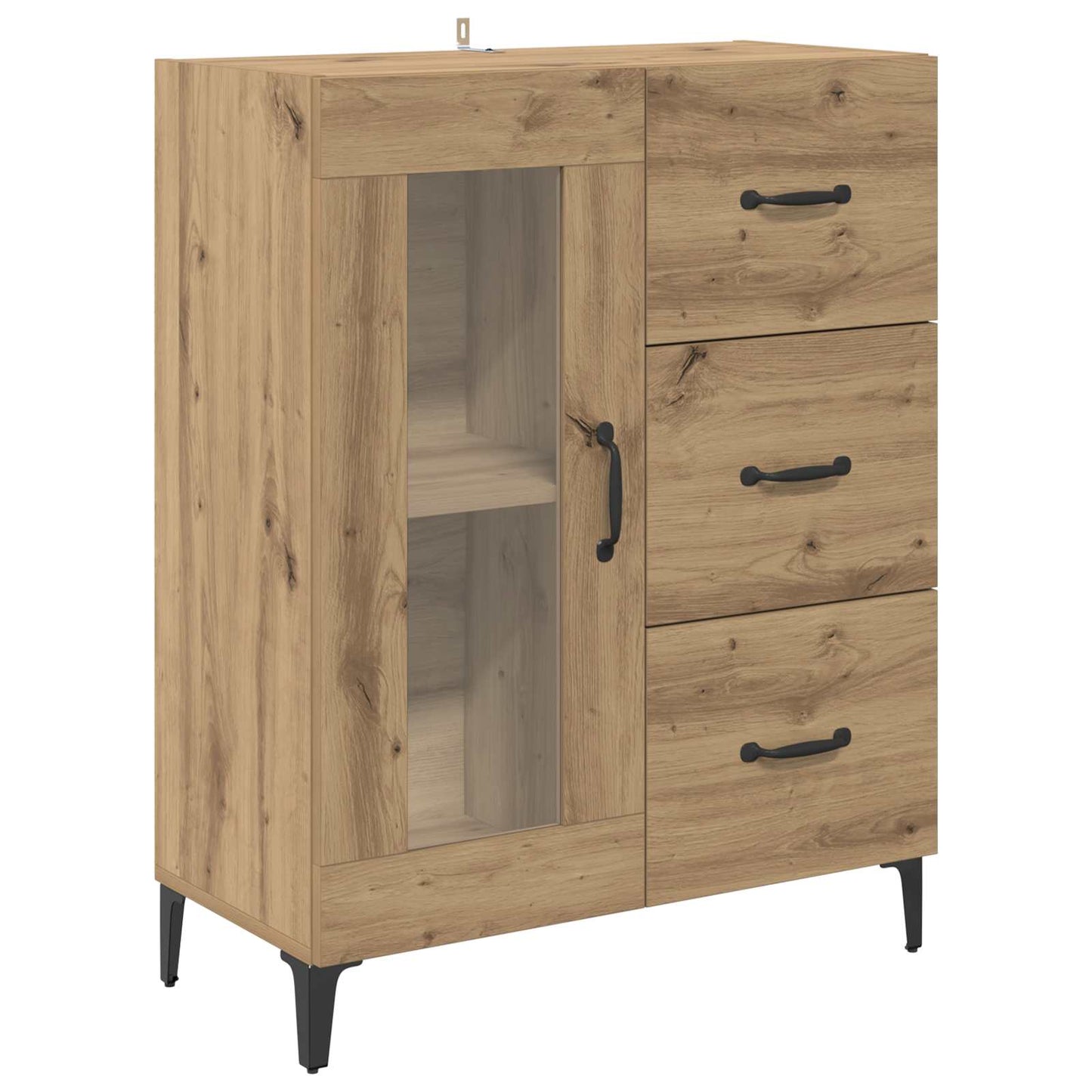 Sideboard with Drawer Artisan Oak 69.5 x 34 x 90 cm