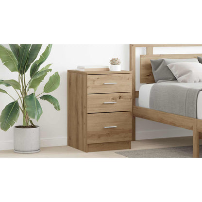Bedside Cabinet Artisan Oak 40 x 40 x 63 cm Engineered Wood