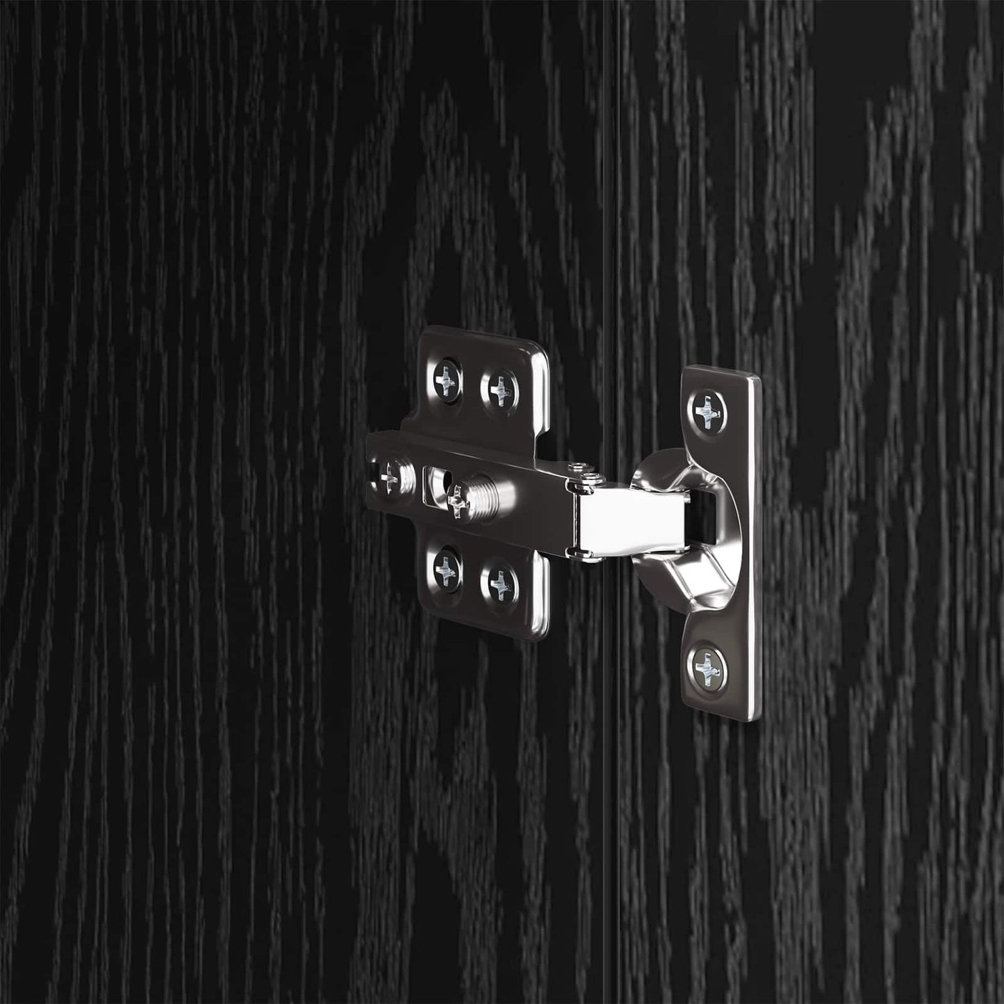 Sideboard Black Oak 34.5 x 34 x 90 cm Engineered Wood