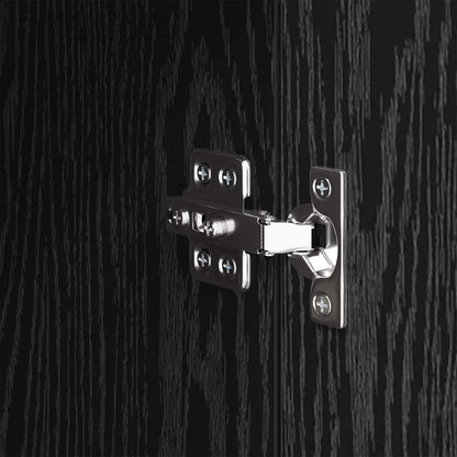 Sideboard Black Oak 34.5 x 34 x 90 cm Engineered Wood