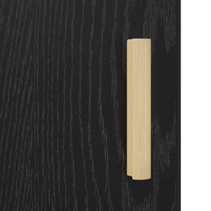Sideboard Black Oak 34.5 x 34 x 90 cm Engineered Wood