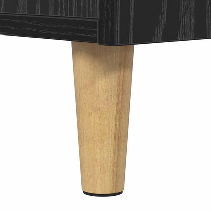 Sideboard Black Oak 34.5 x 34 x 90 cm Engineered Wood
