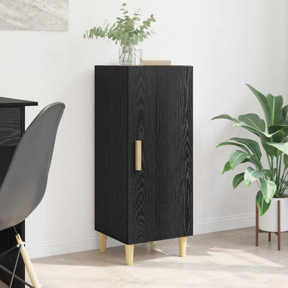 Sideboard Black Oak 34.5 x 34 x 90 cm Engineered Wood