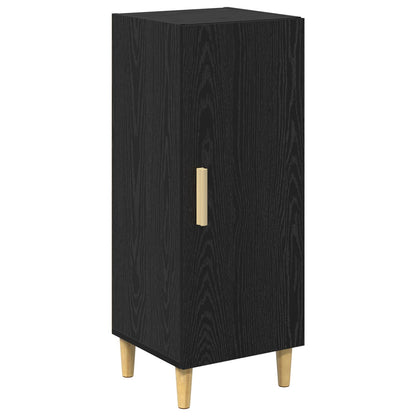 Sideboard Black Oak 34.5 x 34 x 90 cm Engineered Wood